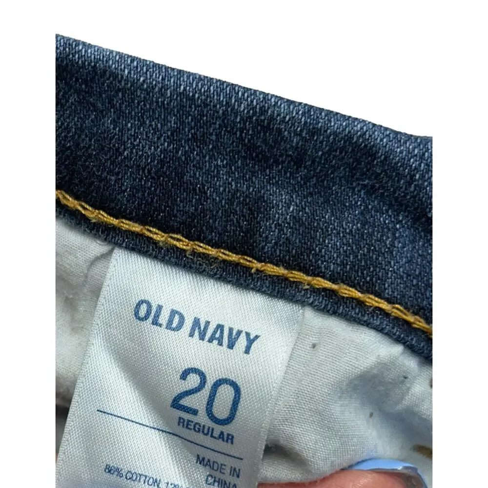 Old Navy The Flirt Bootcut Jeans Womens Size 20 Dark Wash Blue‎ Denim